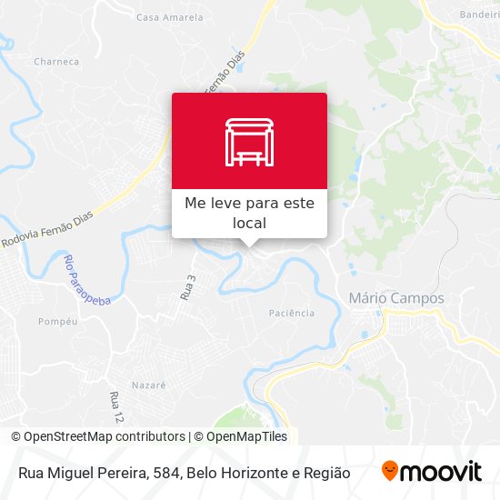 Rua Miguel Pereira, 584 mapa