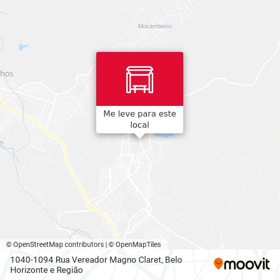 1040-1094 Rua Vereador Magno Claret mapa