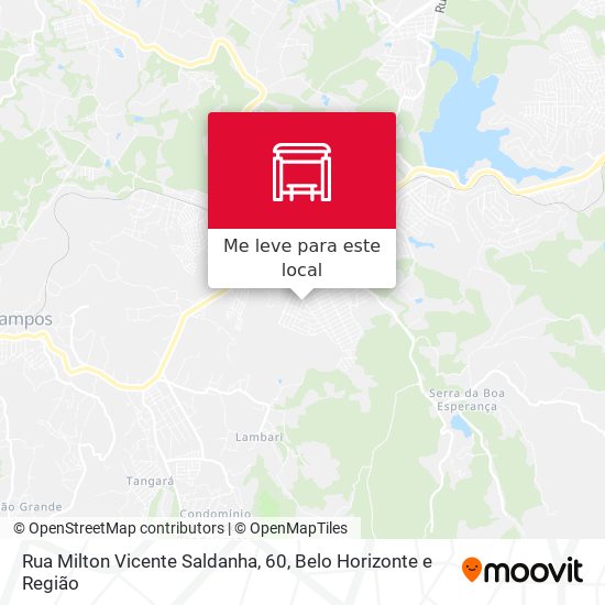 Rua Milton Vicente Saldanha, 60 mapa