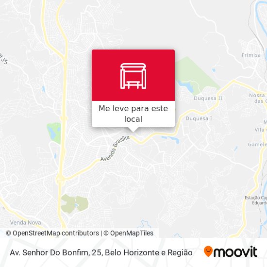 Av. Senhor Do Bonfim, 25 mapa