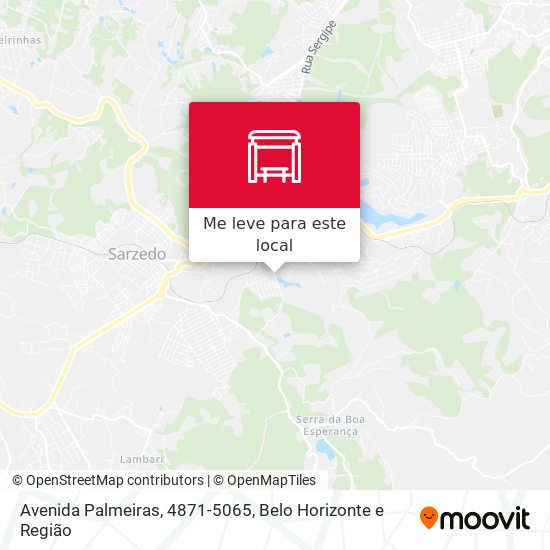 Avenida Palmeiras, 4871-5065 mapa
