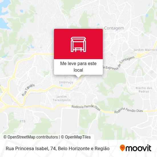 Rua Princesa Isabel, 74 mapa