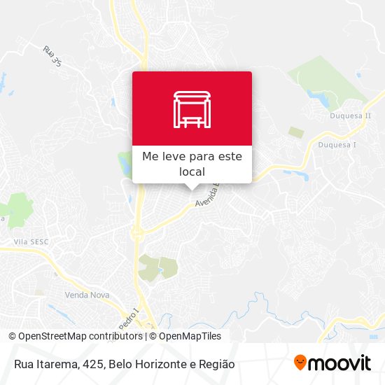 Rua Itarema, 425 mapa