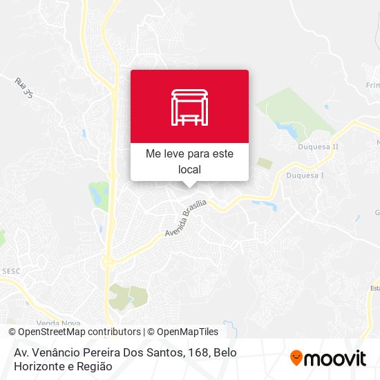 Av. Venâncio Pereira Dos Santos, 168 mapa