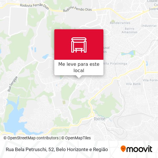Rua Bela Petruschi, 52 mapa