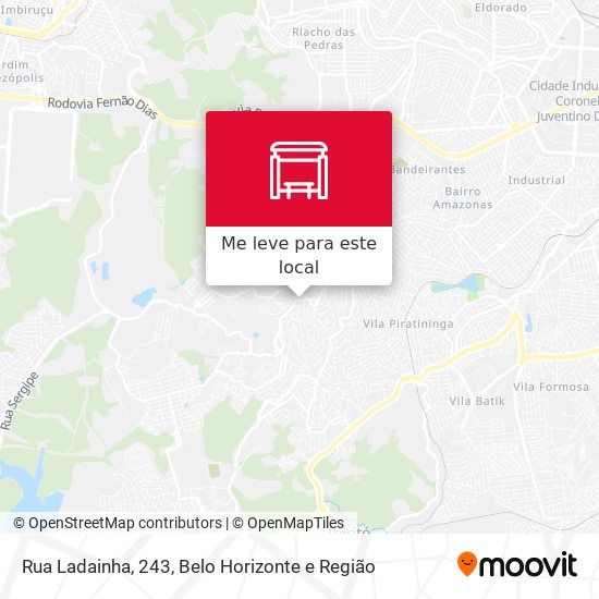Rua Ladainha, 243 mapa