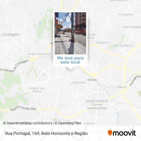Rua Portugal, 169 mapa
