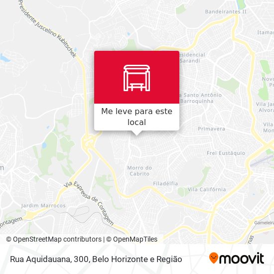 Rua Aquidauana, 300 mapa