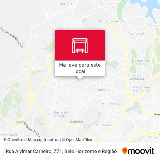 Rua Alvimar Carneiro, 771 mapa