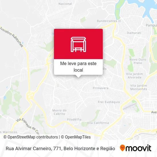 Rua Alvimar Carneiro, 771 mapa