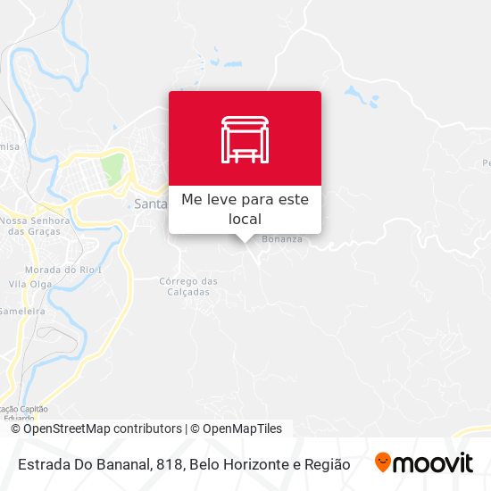 Estrada Do Bananal, 818 mapa