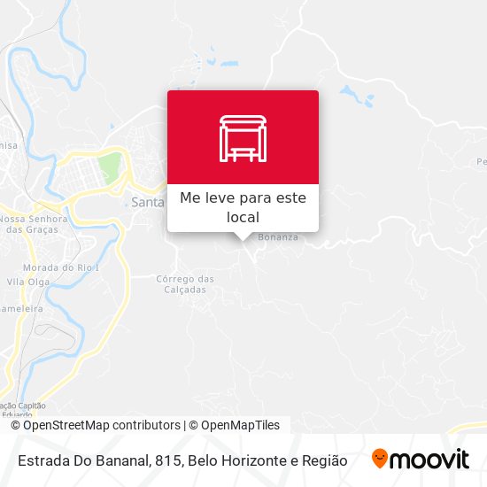 Estrada Do Bananal, 815 mapa