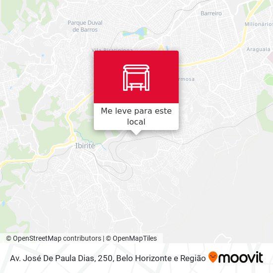 Av. José De Paula Dias, 250 mapa