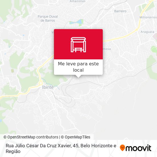Rua Júlio César Da Cruz Xavier, 45 mapa