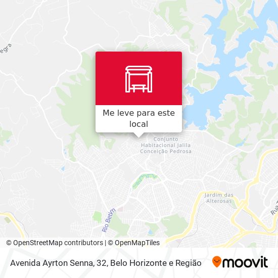 Avenida Ayrton Senna, 32 mapa