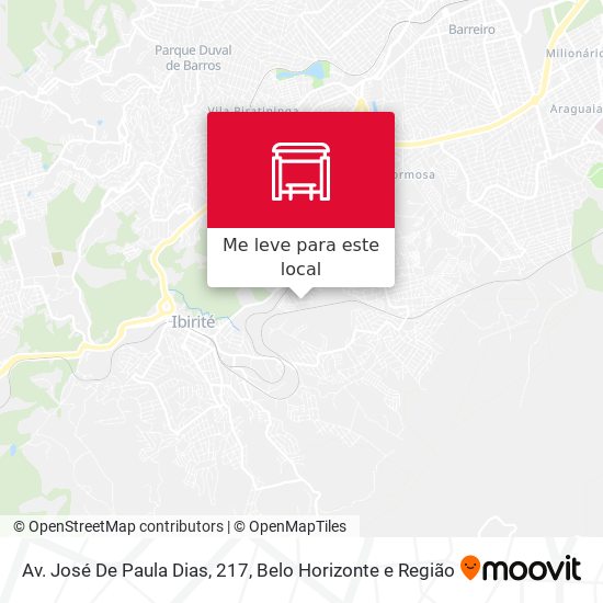 Av. José De Paula Dias, 217 mapa