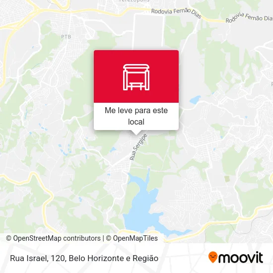 Rua Israel, 120 mapa