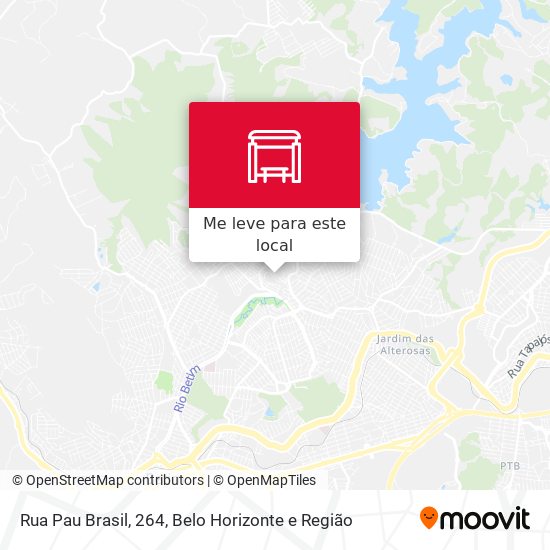 Rua Pau Brasil, 264 mapa
