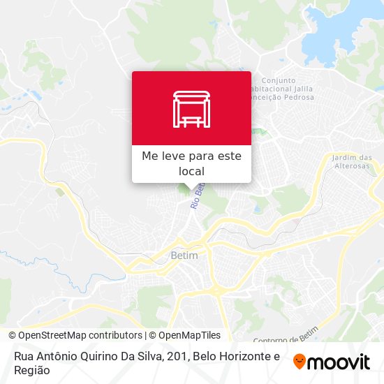 Rua Antônio Quirino Da Silva, 201 mapa