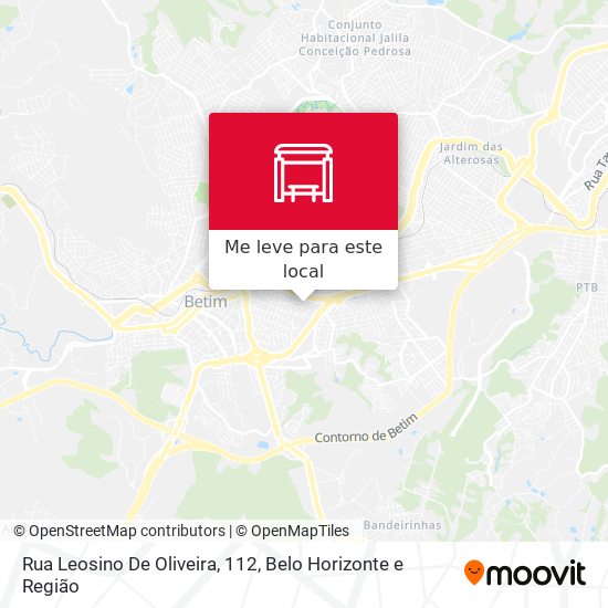 Rua Leosino De Oliveira, 112 mapa