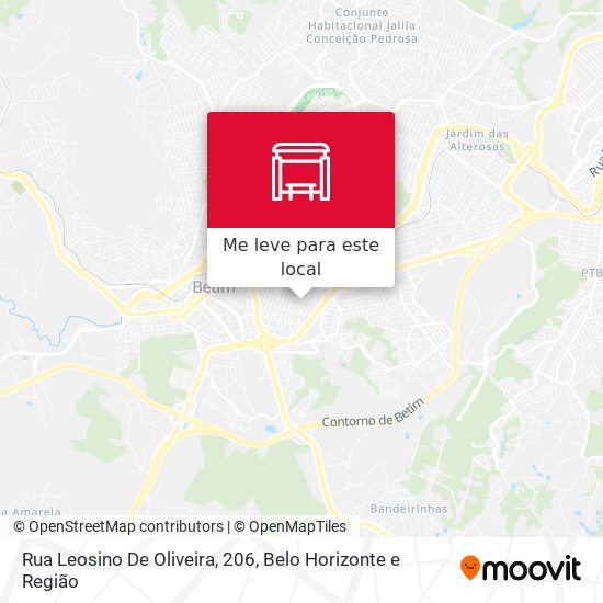 Rua Leosino De Oliveira, 206 mapa