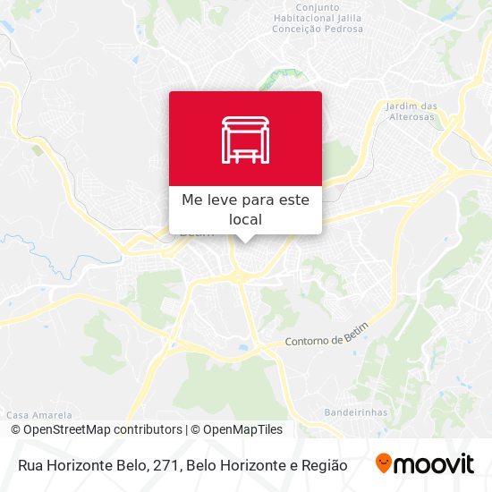 Rua Horizonte Belo, 271 mapa