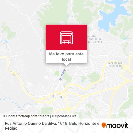 Rua Antônio Quirino Da Silva, 1018 mapa