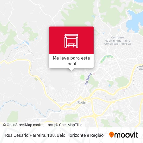 Rua Cesário Parreira, 108 mapa