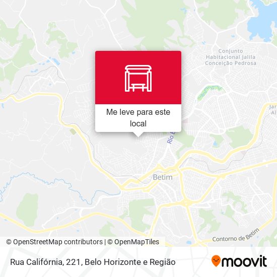Rua Califórnia, 221 mapa