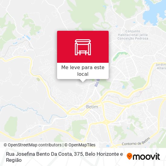 Rua Josefina Bento Da Costa, 375 mapa