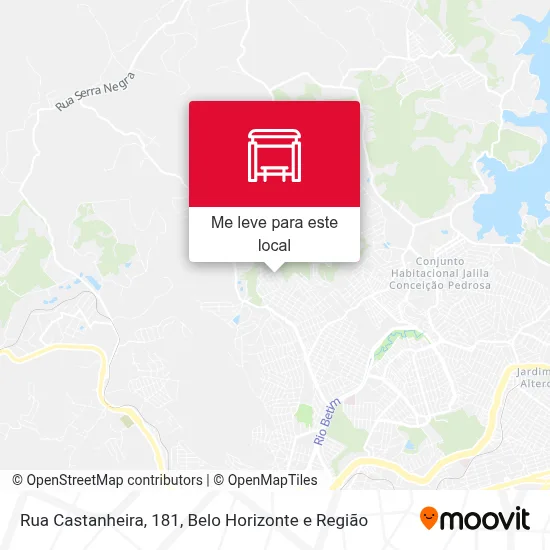 Rua Castanheira, 181 mapa