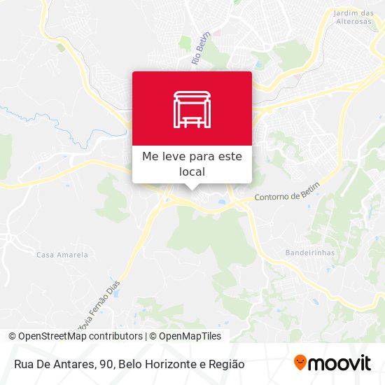 Rua De Antares, 90 mapa