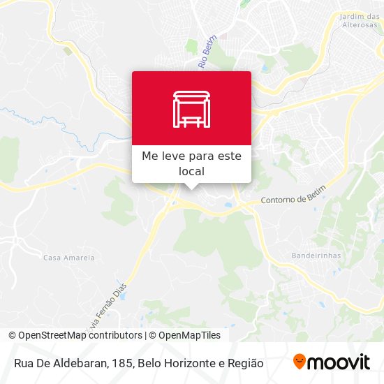 Rua De Aldebaran, 185 mapa