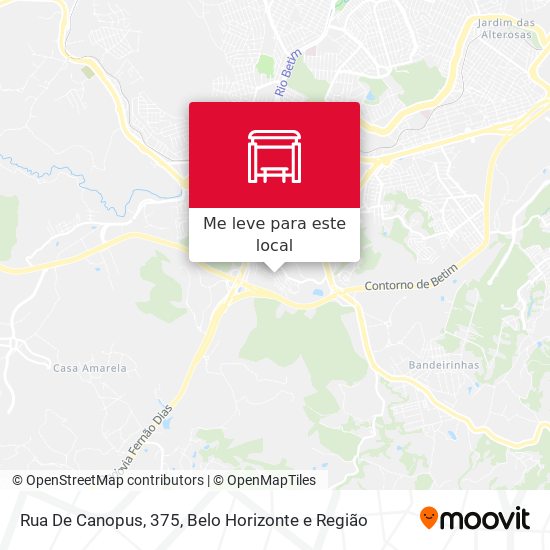 Rua De Canopus, 375 mapa