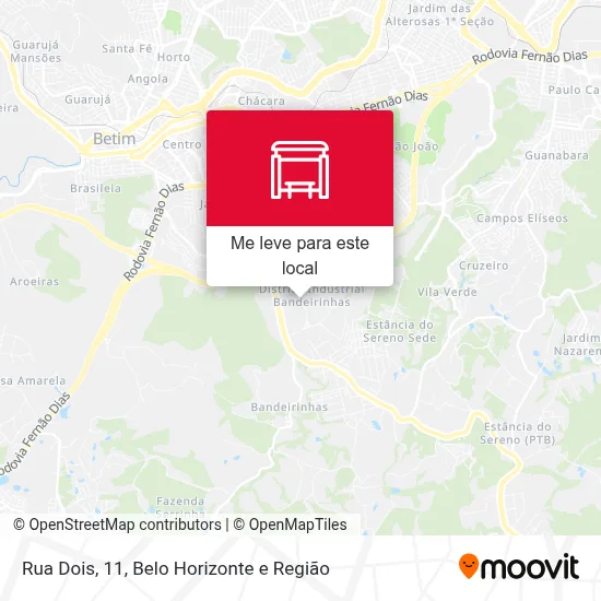 Rua Dois, 11 mapa