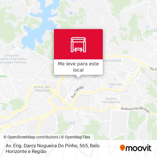 Av. Eng. Darcy Nogueira Do Pinho, 565 mapa