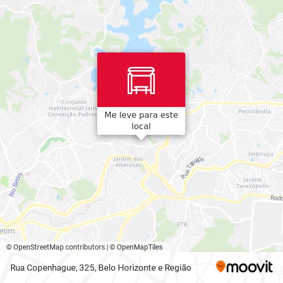 Rua Copenhague, 325 mapa