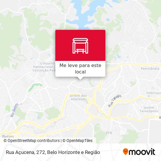 Rua Açucena, 272 mapa