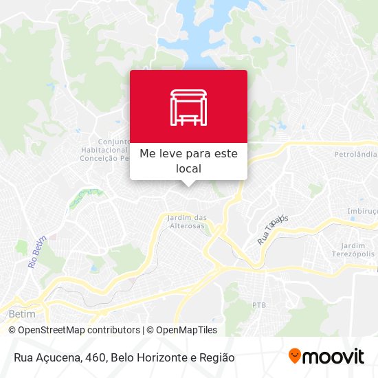 Rua Açucena, 460 mapa