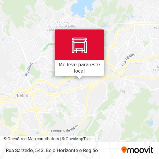 Rua Sarzedo, 543 mapa