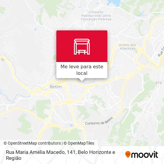Rua Maria Amélia Macedo, 141 mapa