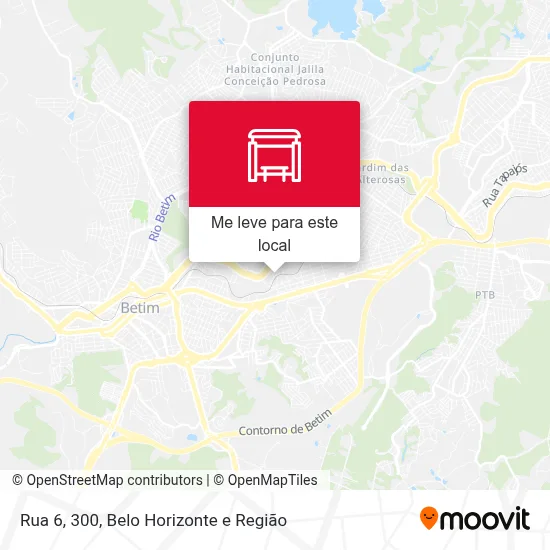 Rua 6, 300 mapa