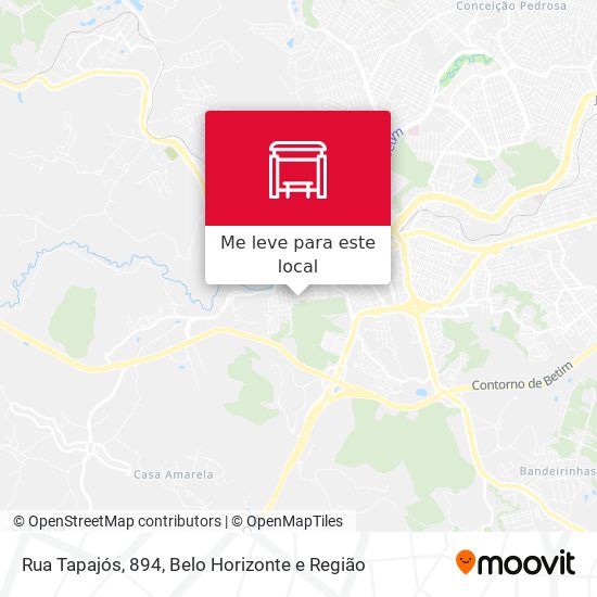 Rua Tapajós, 894 mapa