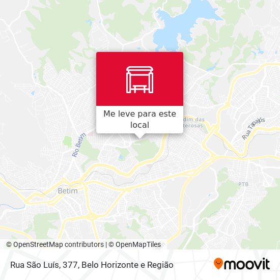 Rua São Luís, 377 mapa