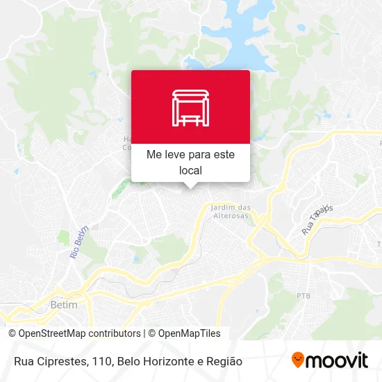 Rua Ciprestes, 110 mapa