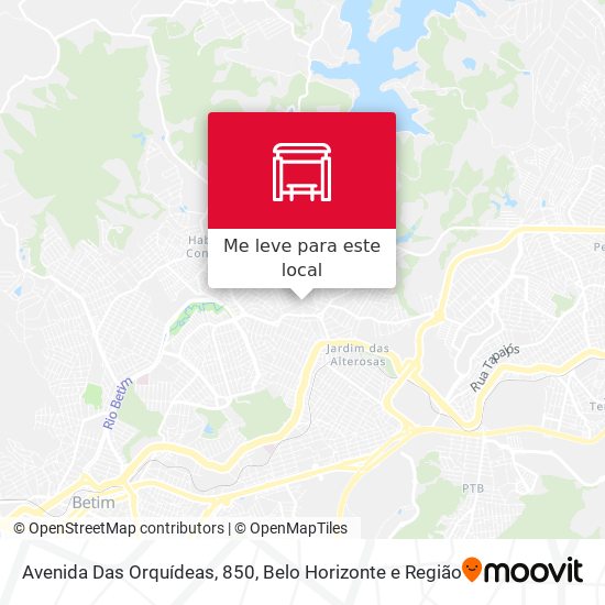 Avenida Das Orquídeas, 850 mapa