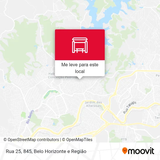 Rua 25, 845 mapa