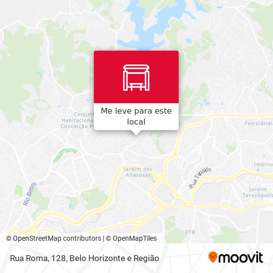 Rua Roma, 128 mapa