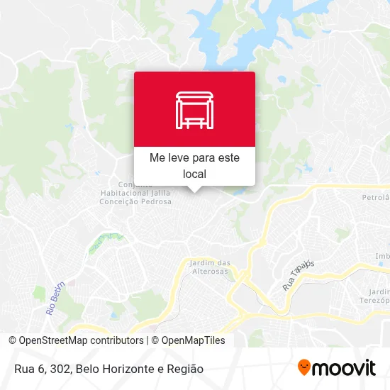 Rua 6, 302 mapa