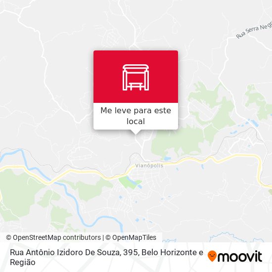 Rua Antônio Izidoro De Souza, 395 mapa